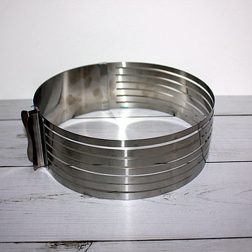 Форма для выпечки и нарезки бисквита с регулируемым диаметром (240-300 мм)