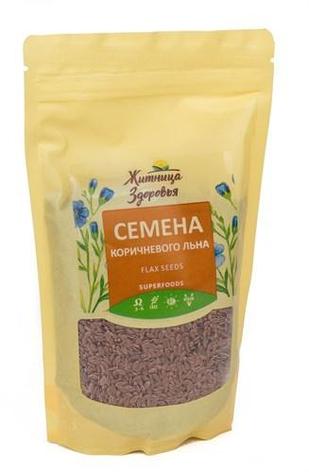 Семена "Житница здоровья" льна коричневого 230г , фото 1