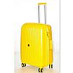 Чемодан пластиковый "Aotian" средний желтого цвета для путешествий, фото 2