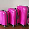 Ярко-розовый дорожный большой чемодан " Aotian ", фото 2