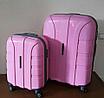Светло-розовый чемодан " Aotian " средний, фото 5