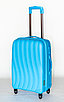 Голубой чемодан большой " Bubule" из полипропилена, фото 6