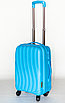 Голубой чемодан большой " Bubule" из полипропилена, фото 4