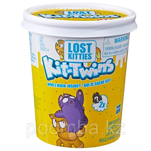 Lost Kitties- Котята в молоке - Игровой набор "Котики-близнецы" в сметане