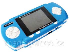 Игровая приставка GAME BOY - PVP POCKET - 2 Gb с играми + картридж с играми + кабель к TV, (голубая)