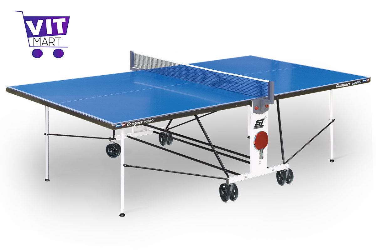 Теннисный стол Start line Compact Outdoor LX (всепогодный) с сеткой