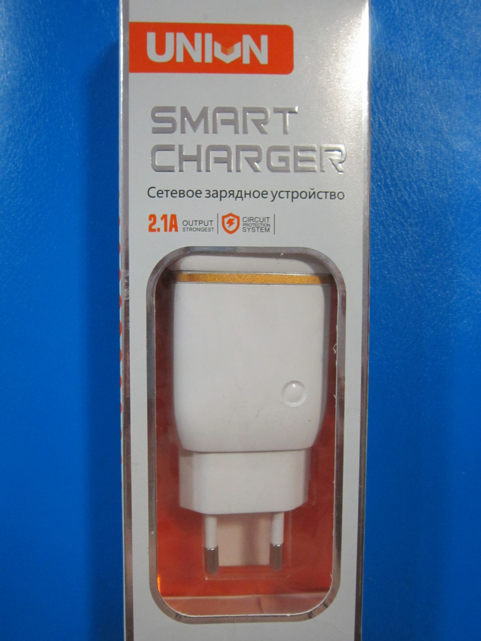 Адаптер Евровилка 220V на USB 5V (UN23)