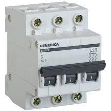 Выключатель автоматический модульный Generica ВА47-29 6А С 3п - фото 1 - id-p57944996