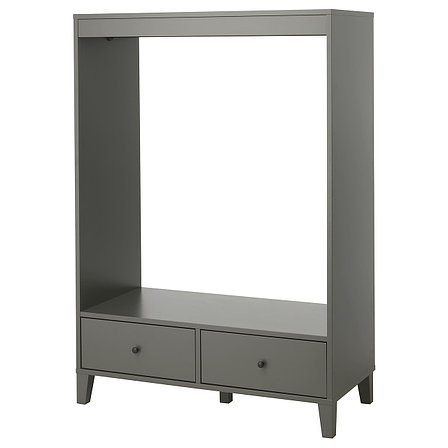 Гардероб открытый БРЮГГИА темно-серый ИКЕА, IKEA, фото 2