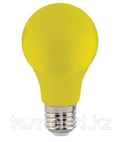 Светодиодная лампа E27/3W (желтая, красная, зеленая, синяя) - фото 1 - id-p10449468