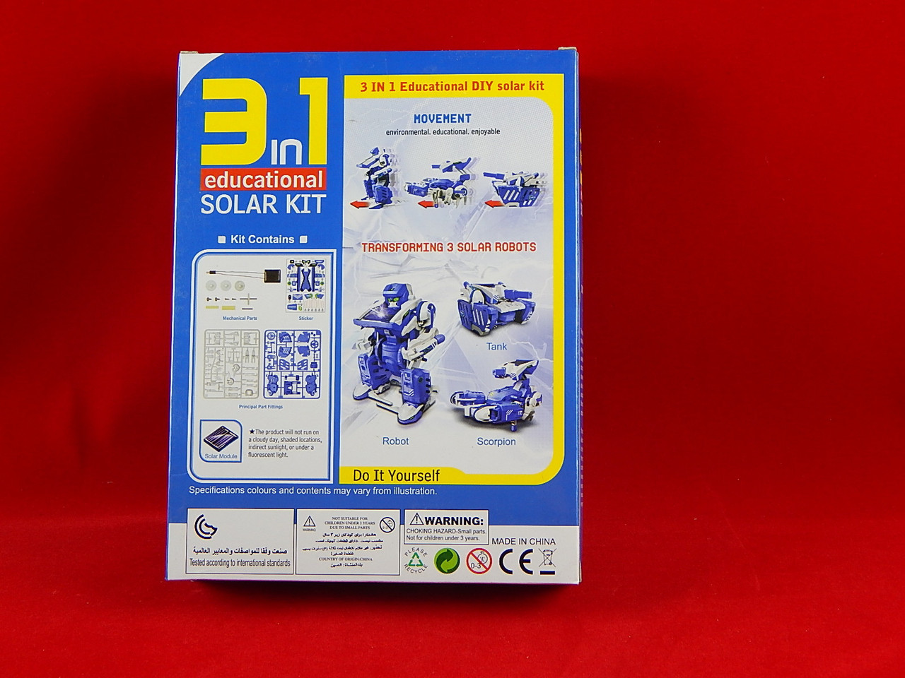 Конструктор Solar 3 в 1, на солнечной батарее - фото 1 - id-p57947255
