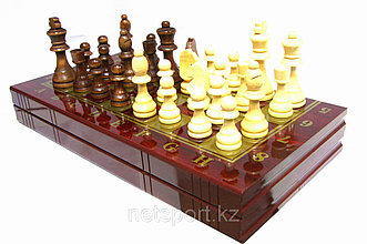 Шахматы 3в 1 (380мм х 380 мм)