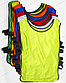 Манишка футбольная взрослая с резинкой синий, красный, желтый, салатовый, фото 3