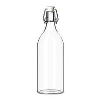 КОРКЕН Бутылка с пробкой, прозрачное стекло, фото 1