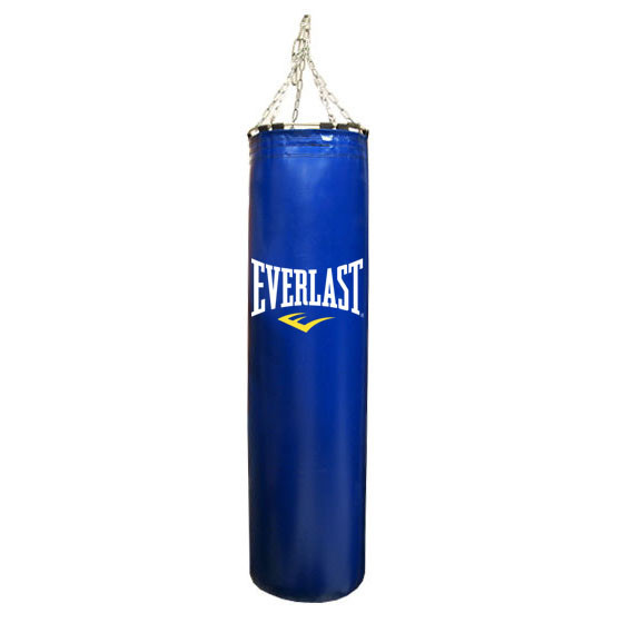 Боксерская груша Everlast кожа 150см синий