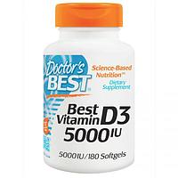 БАД Витамин D3, 5000 IU (180 капсул) Doctor's Best