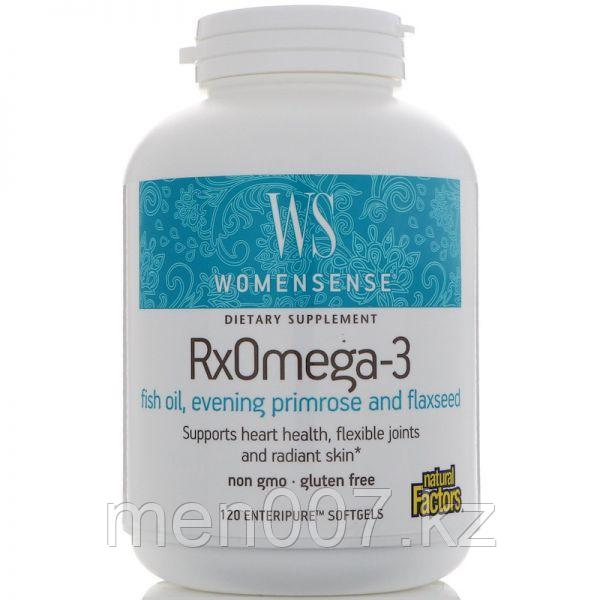 БАД WomenSense, RxOmega-3 (120 капсул) Natural Factors