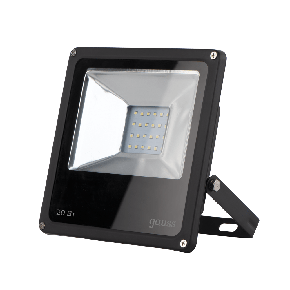 Прожектор LED 20Вт IP65 6500К черн.