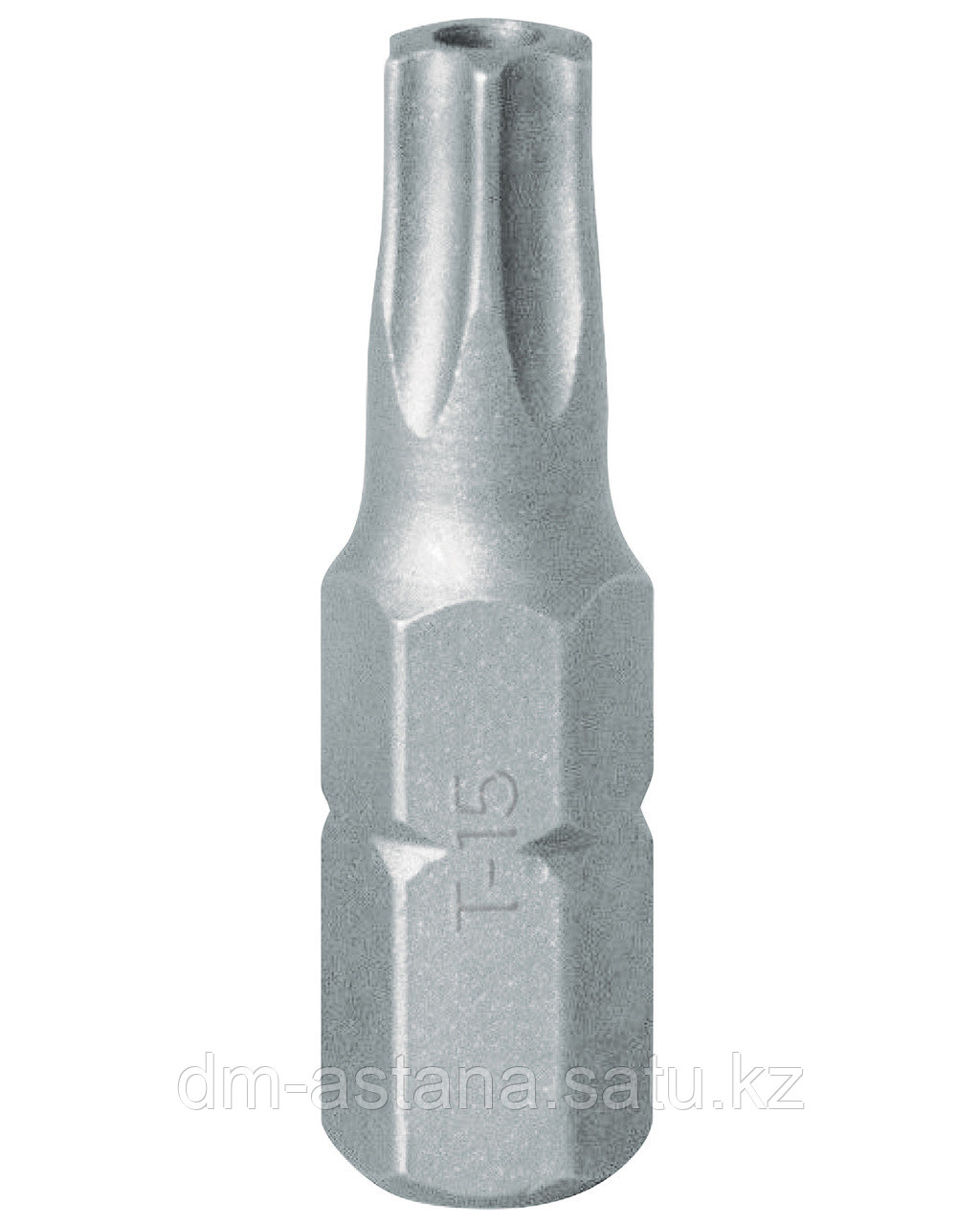 Вставка (бита) торцевая 1/4", TORX, T15, L = 25, с отверстием KING TONY 102515U