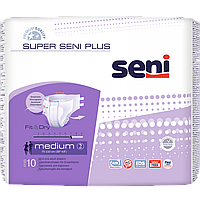 Подгузники для взрослых Super Seni Plus Medium 10 шт.