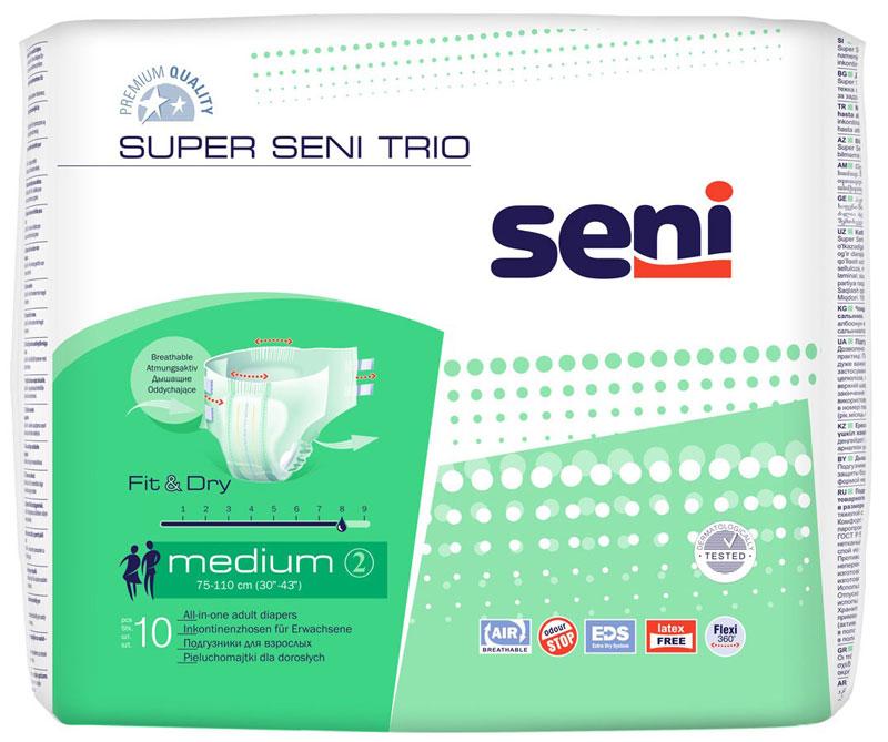 Подгузники для взрослых Super Seni Trio Medium 10 шт.