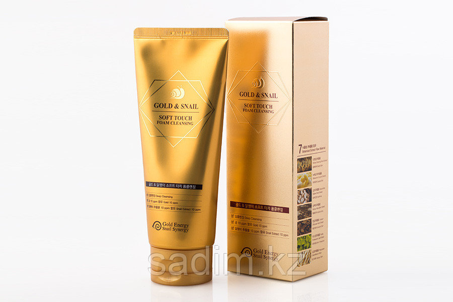 Gold Energy Snail Gold Snail Foam Cleanser Soft Touch Cleansing -  Очищающая пенка