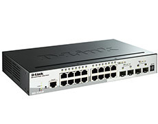 D-link DGS-1510-20 Стекируемый коммутатор SmartPro с 16 портами