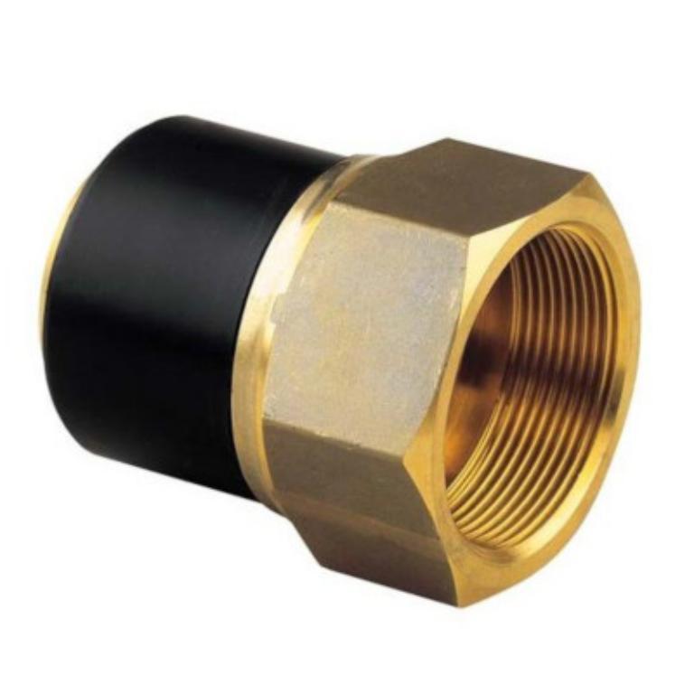 Переход П/М короткий латунь D110 с внутренней резьбой 4