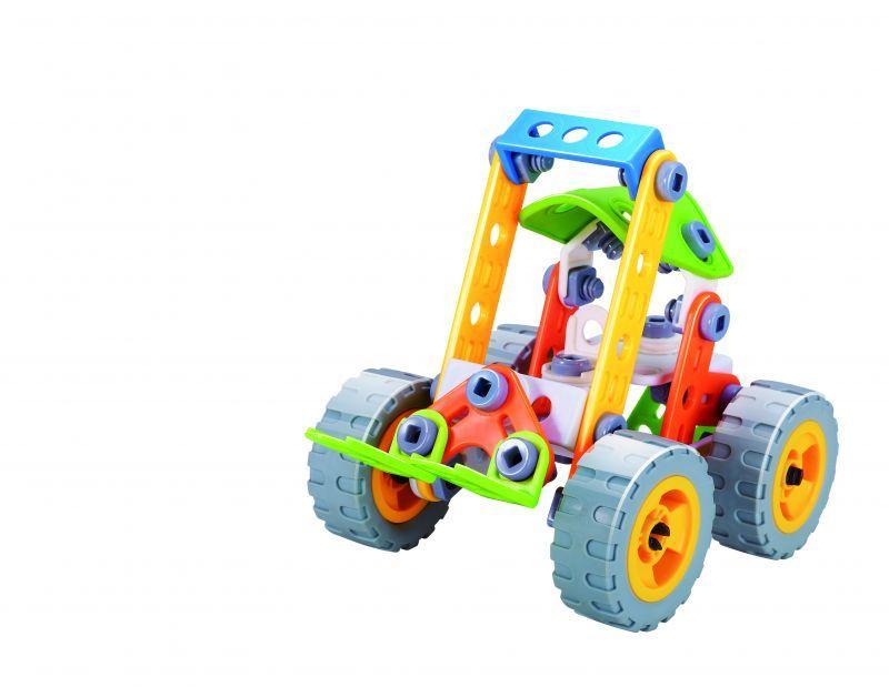 Конструктор гибкий "Автопогрузчик Fun Red", 84 детали