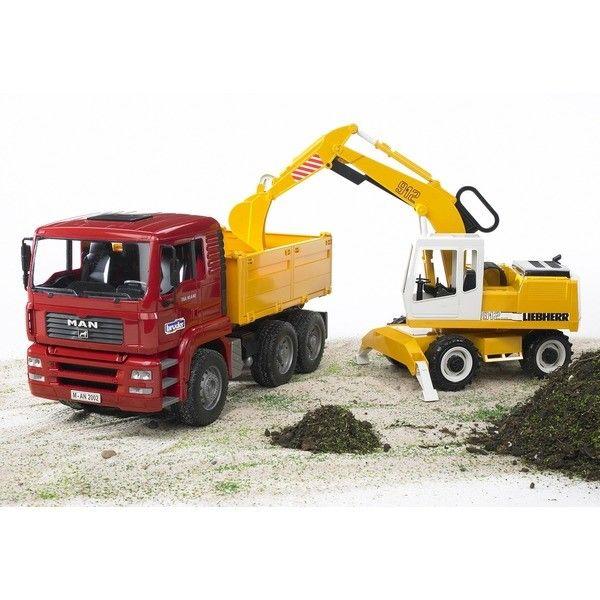 Bruder: Экскаватор колёсный Liebherr