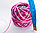 Нитки для вязания "Ирис", бело-розовые, фото 2