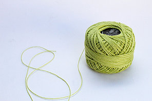 Нитки для вязания "Ирис", светло-зеленые