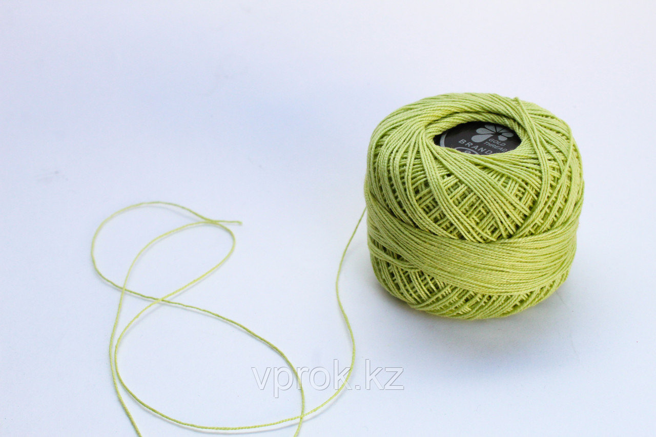 Нитки для вязания "Ирис", светло-зеленые - фото 1 - id-p58024533