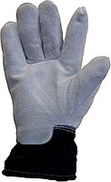 Перчатки спилковые утепленные GS, фото 3
