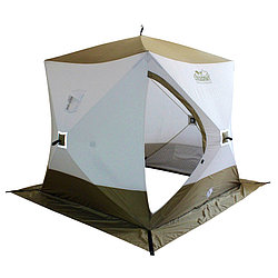 Палатка зимняя "Следопыт" "Куб" "Premium" 3х слойная 210х210 доставка