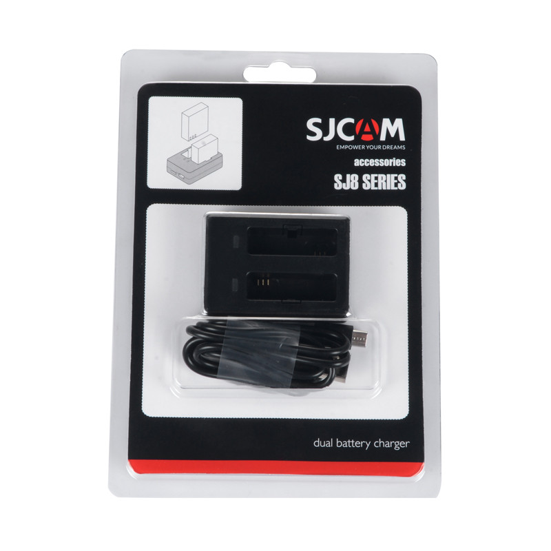 Зарядное устройство на 2 аккумулятора для SJCAM® SJ8 (ОРИГИНАЛ)
