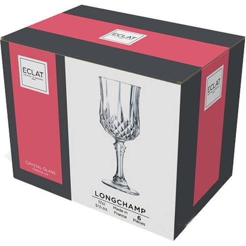 Набор хрустальных бокалов для вина Eclat Longchamp 170 мл (6 штук)
