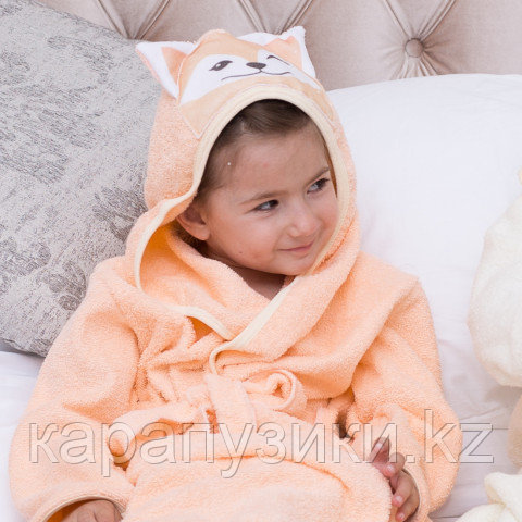 Детский халат лисёнок Рост 74-80 см, Халат - фото 1 - id-p78463929