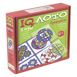 Настольные игры 3 в 1 "IQ Лото" - Орнаменты