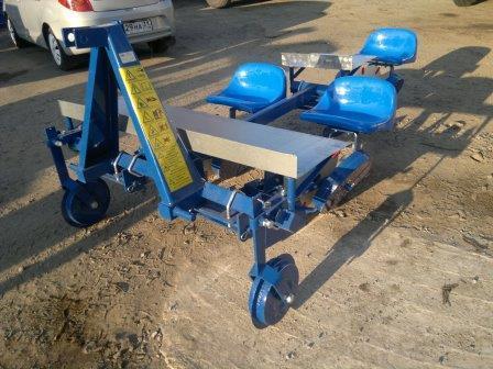 Рассадопосадочная машина Agromax 3х рядная S237/1, фото 2