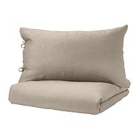 ПУДЕРВИВА Пододеяльник и 1 наволочка, неокрашенный, фото 1