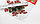 Гирлянда "Красная снежинка", картонная, 16 см, фото 2