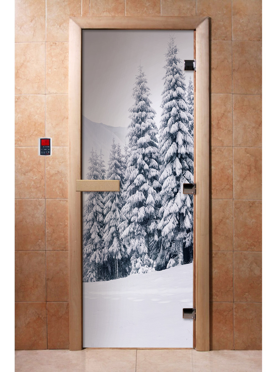 Дверь с фотопечатью Зима-2 190x70 - фото 1 - id-p58092569