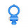 Эрекционное виброкольцо Power Heart clit cockring (голубой), фото 3