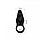 Эрекционное виброкольцо Power Stamina clit cockring (черный), фото 2
