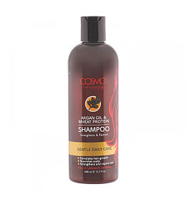 Шампунь с аргановым маслом и пшеничным белком Cosmo Argan Oil & Wheat Protein Shampoo (480 мл)