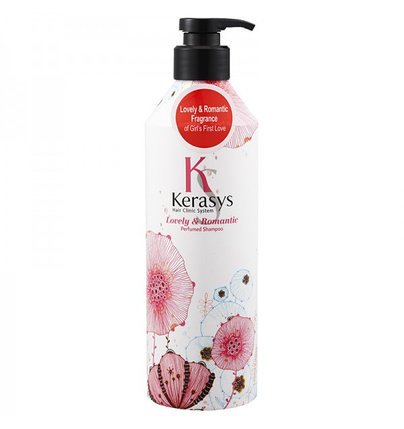 Парфюмированный шампунь для поврежденных волос Kerasys Lovely & Romantic Perfumed Shampoo (600 мл), фото 2