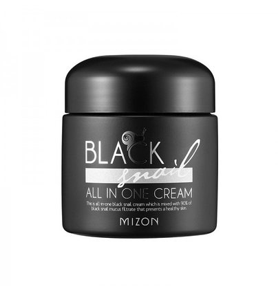 Крем для лица со слизью черной улитки Mizon Black Snail All In One Cream (75 мл), фото 2