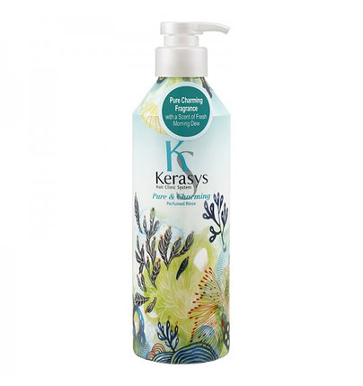 Парфюмированный кондиционер для сухих и ломких волос Kerasys Pure & Charming Perfumed Rinse (600 мл), фото 2
