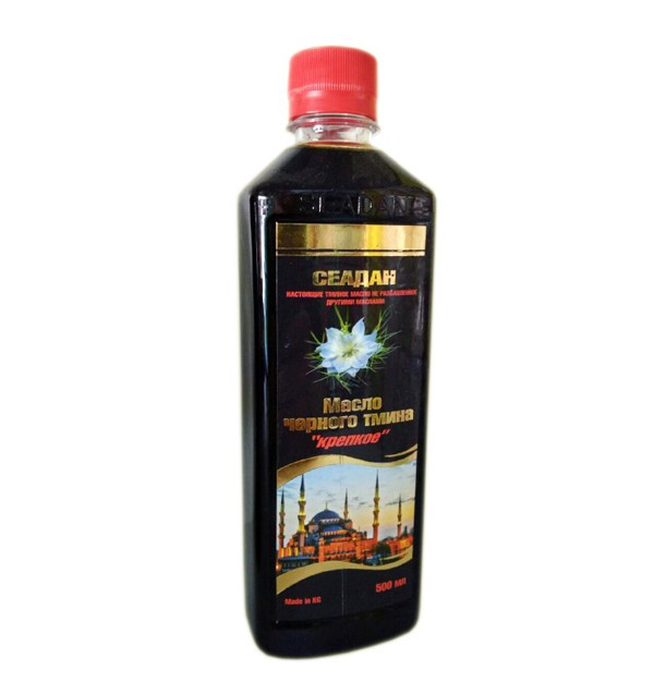 Нефильтрованное масло черного тмина "Сеадан" (500 мл)